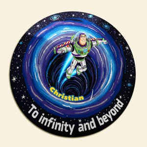 Space Cartoon Round Mat - Personalized Gifts For Fans Quilted Round Mat 05KIMG071025-Homacus