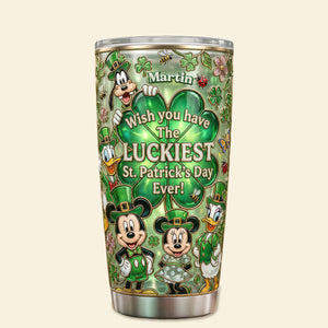 Lucky Clover Party Tumbler - Personalized Gifts For Friends 01pamg120226-Homacus