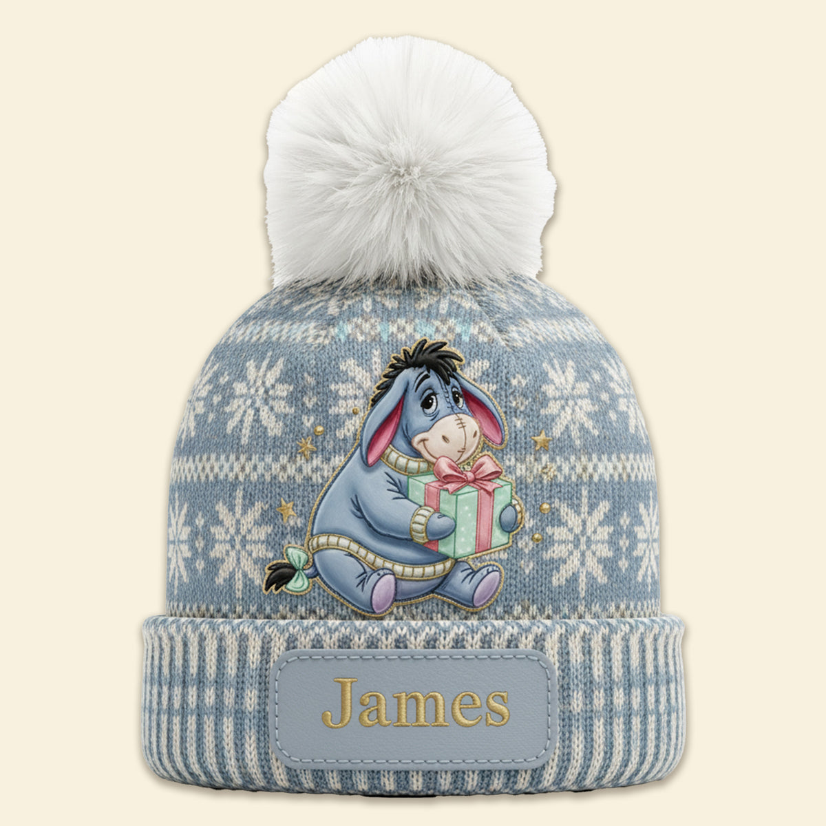 Cute Christmas Bobble Beanie Hat - Personalized Gifts For Loved Ones 04pgmg131025-Homacus