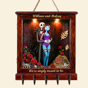 Meant To Be Couple Acrylic Key Hanger - Personalized Gifts For Couple 04tgmg231225-Homacus