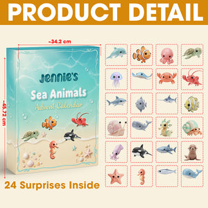 Sea Animals Advent Calendar Acrylic Blind Box - Personalized Gifts For Christmas 11kimg151125-Homacus
