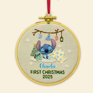 Baby First Christmas Acrylic Ornament - Personalized Gifts For Kids 05tomg171125-Homacus