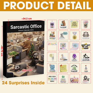 Sarcastic Office Christmas Advent Calendar Blind Box 02namg171125 - Personalized Gifts For Coworkers-Homacus