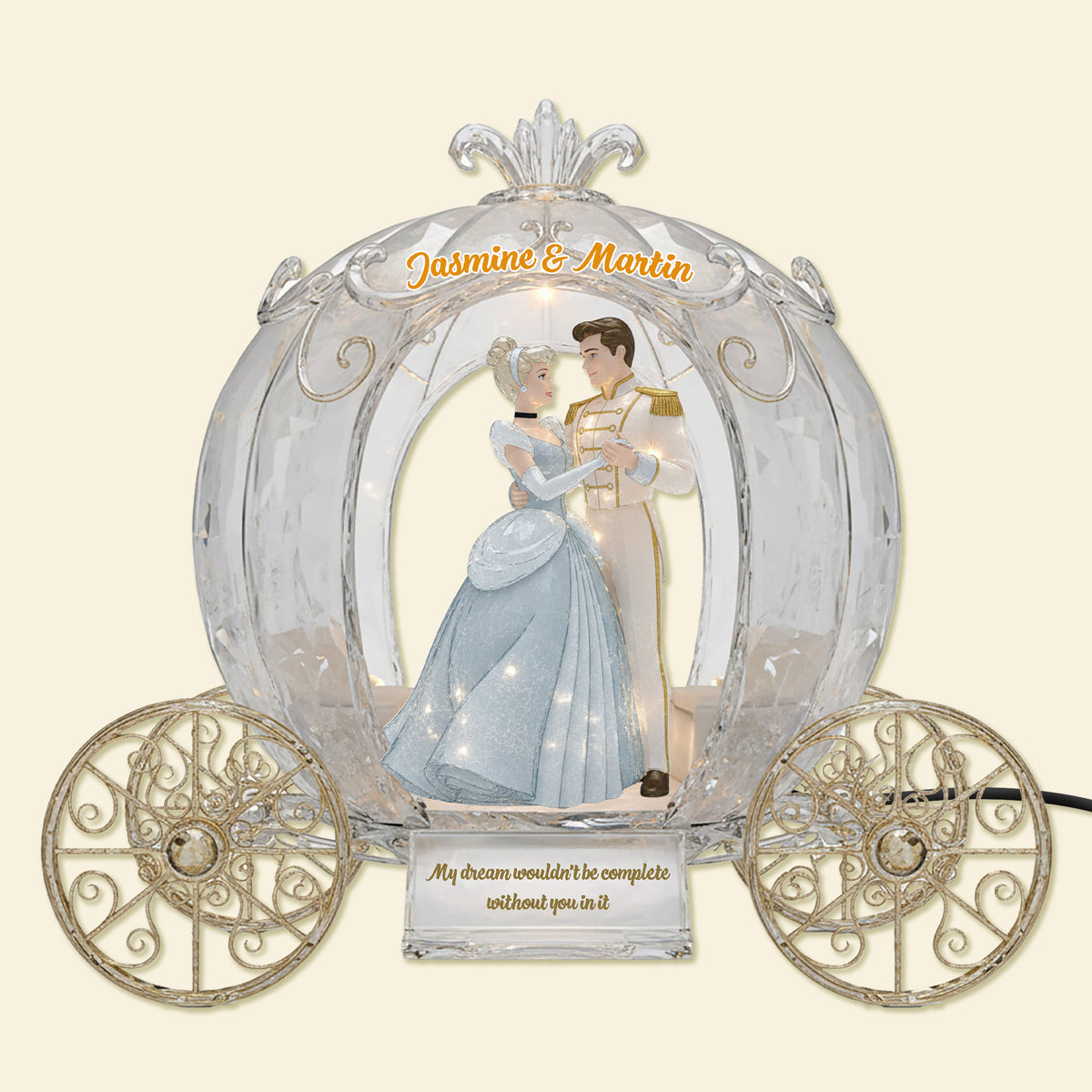 Romantic Fairytale Couple Light Box - Personalized Gifts For Couple 07kimg161225-Homacus