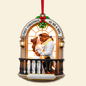 Personalized Gifts For Christmas, The Best Couple Acrylic Ornament 03namg230825-Homacus