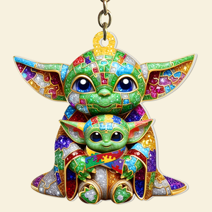 Personalized Gifts For Autism Mom Keychain Mother's Day Autism Awareness 06TGTN090425-Homacus