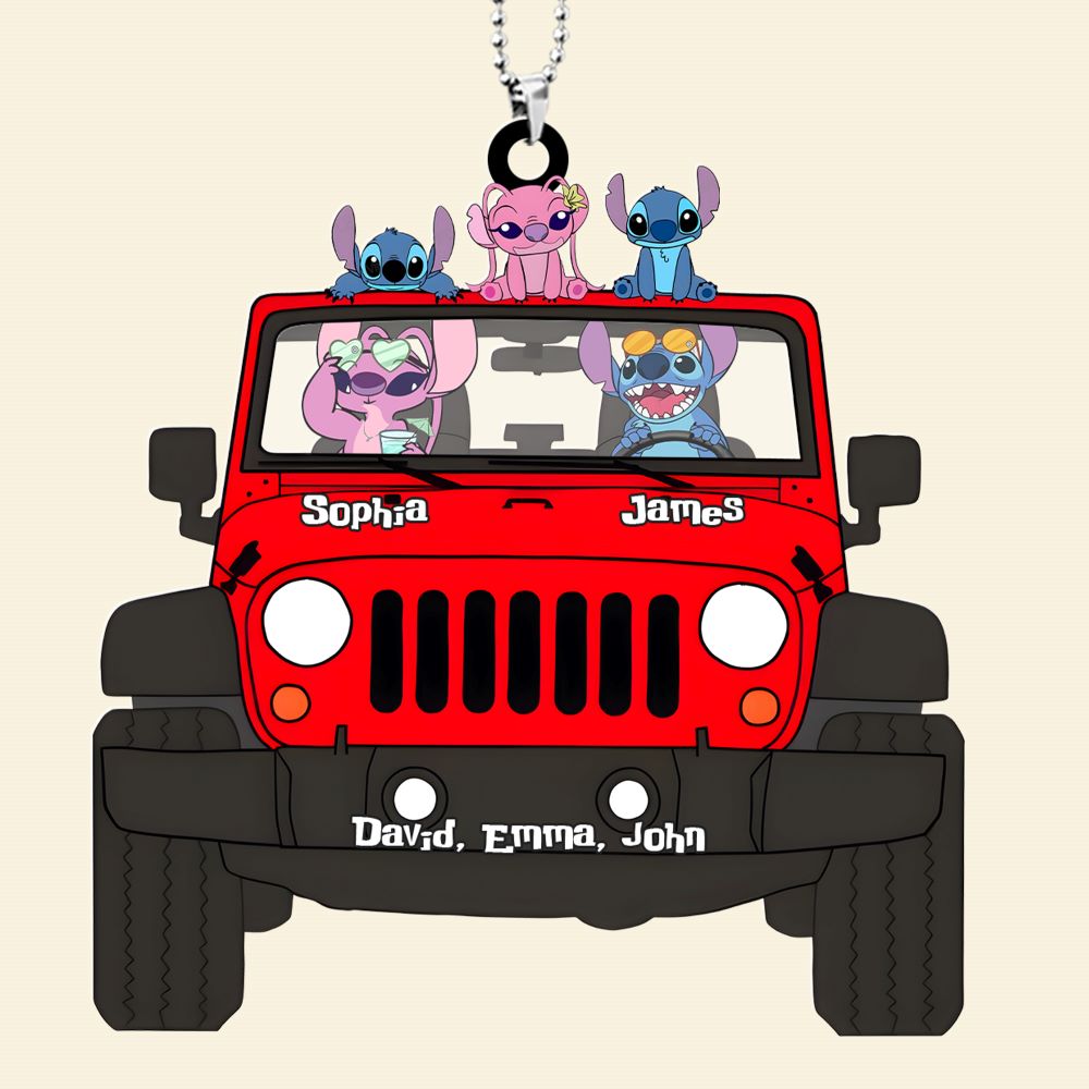 Personalized Gifts For Family Car Ornament 06ohdc210624-Homacus