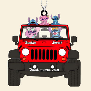 Personalized Gifts For Family Car Ornament 06ohdc210624-Homacus