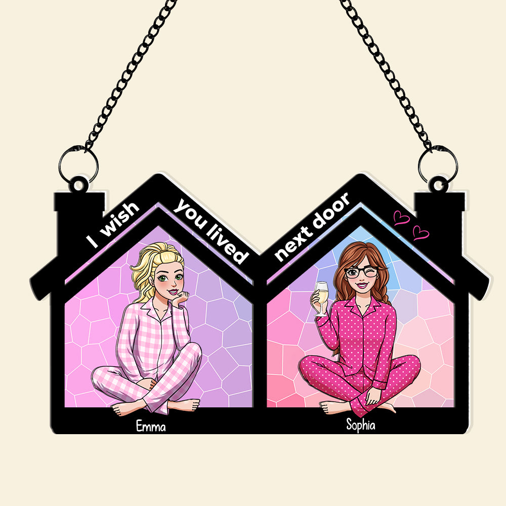 Personalized Gifts For Besties Suncatcher Ornament 04htdc110624hh-Homacus