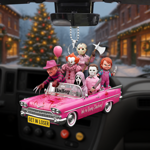 Horror Characters Car Ornament - Personalized Gifts For Horrror Movie Fans 03NALU050825-Homacus