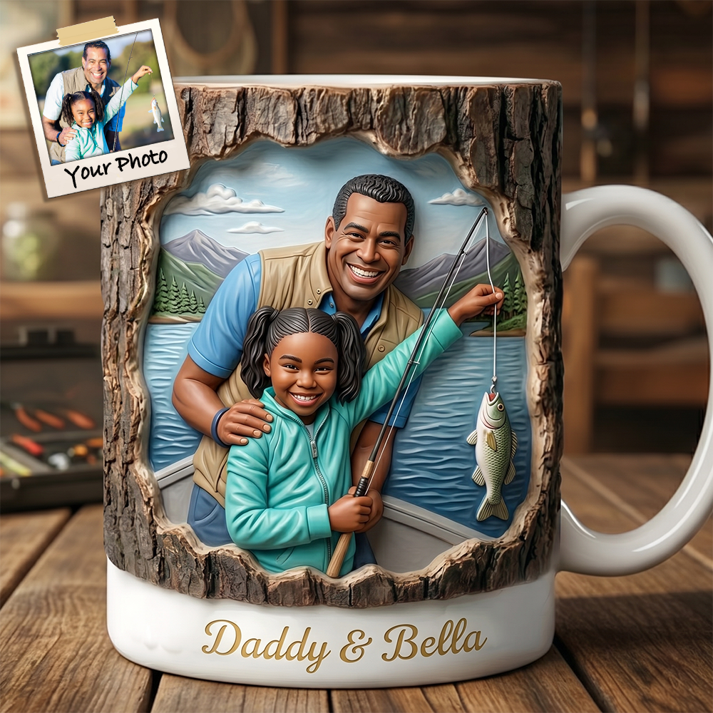 Fishing Coffee Mug Custom Photo Gifts For Fishing Lovers 03HULU311225-Homacus