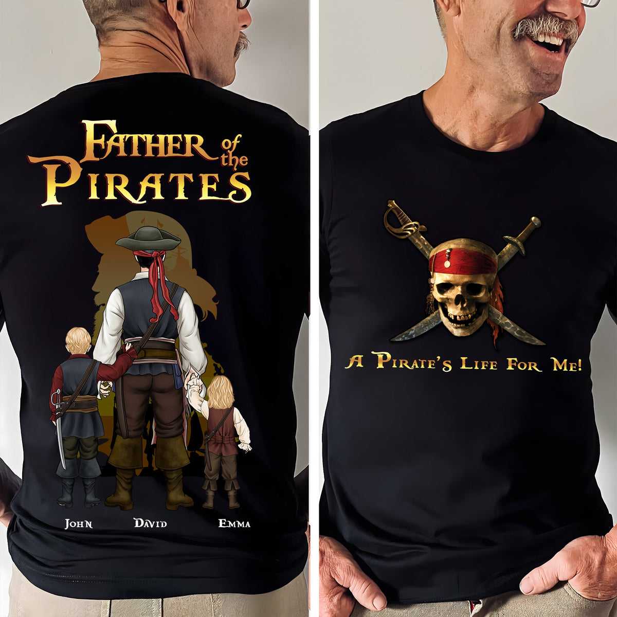 Personalized Gifts For Dad Shirt 04OHDC150524PA-Homacus