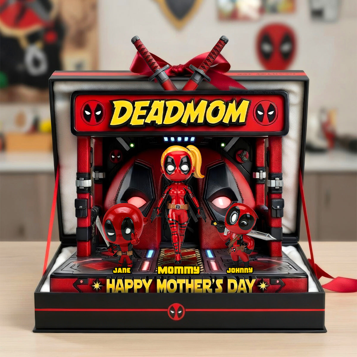 Mother’s Day Hero Squad Acrylic Plaque Personalized Gifts For Mom 031OHDH140426-Homacus
