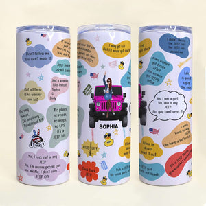 Personalized Gifts For Car Lovers Skinny Tumbler 01HUDC290624TM-Homacus