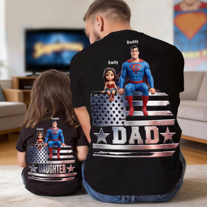 Proud Dad & Kid Shirt - Personalized Gifts For Dads 04qhqn300426-Homacus