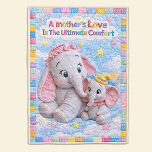 Mom's Love Blanket - Personalized Gifts For Mother 02humg240226-Homacus