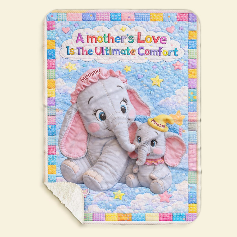 Mom's Love Blanket - Personalized Gifts For Mother 02humg240226-Homacus
