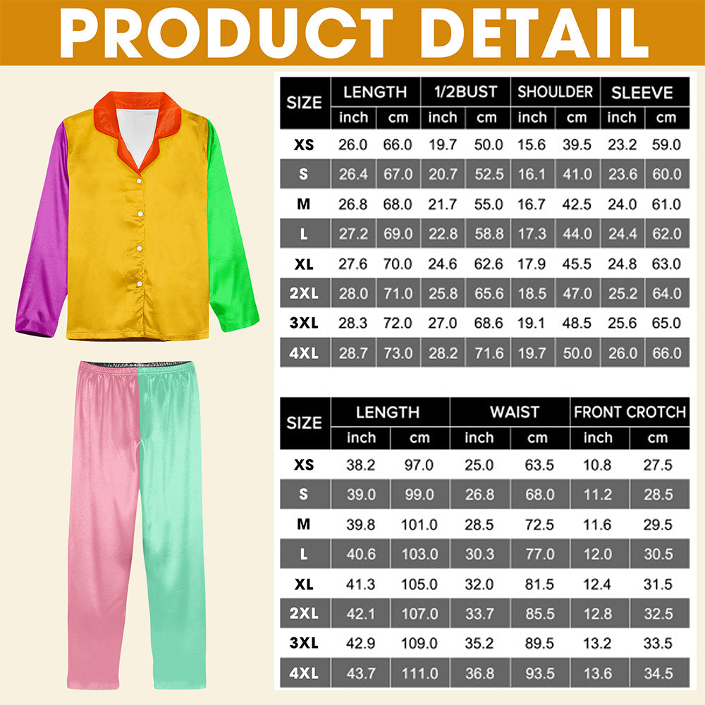 Easter Bunny Grandma Peeps Pajama - Personalized Gifts For Grandma Button Up Pajama Pajama Set 04PATI060226-Homacus