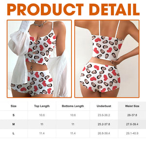 Heart Lingerie Set - Custom Photo Gifts For Her 06ACQN022525-Homacus