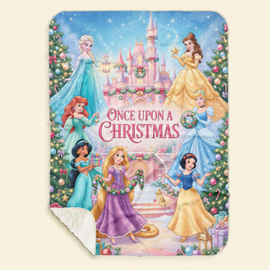 Once Upon A Christmas Blanket - Personalized Gift For Fantasy Lovers 03TYTA061026-Homacus