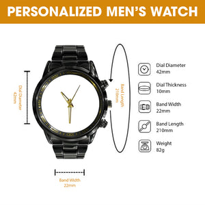 Novel Book Men's Watch - Personalized Gifts For Novel Lovers 04nati050825-Homacus