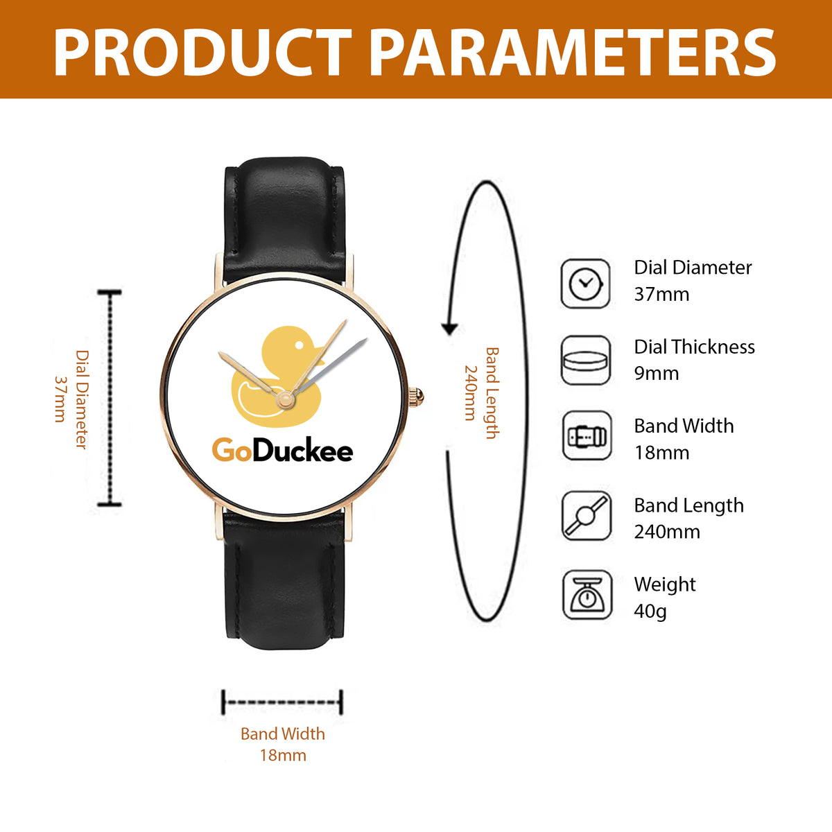 Personalized Gift For Dad Watch, Gotta Love ‘Em All Father's Day 012OHLU260325-Homacus