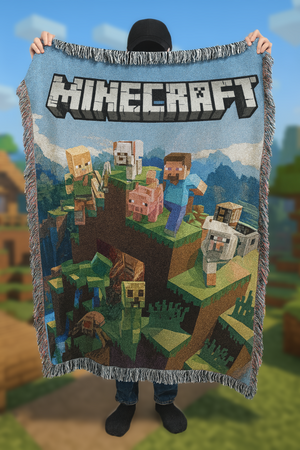 Pixel Builder Woven Blanket - Personalized Gift For Fans 122laxx180725-Homacus