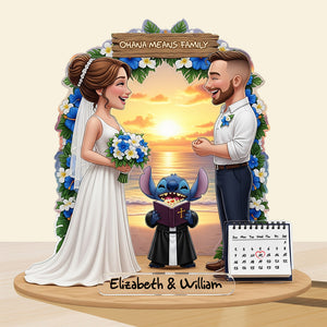 Wedding Couple Acrylic Plaque - Personalized Custom Photo Gifts For Couple 03HYLU210825-Homacus