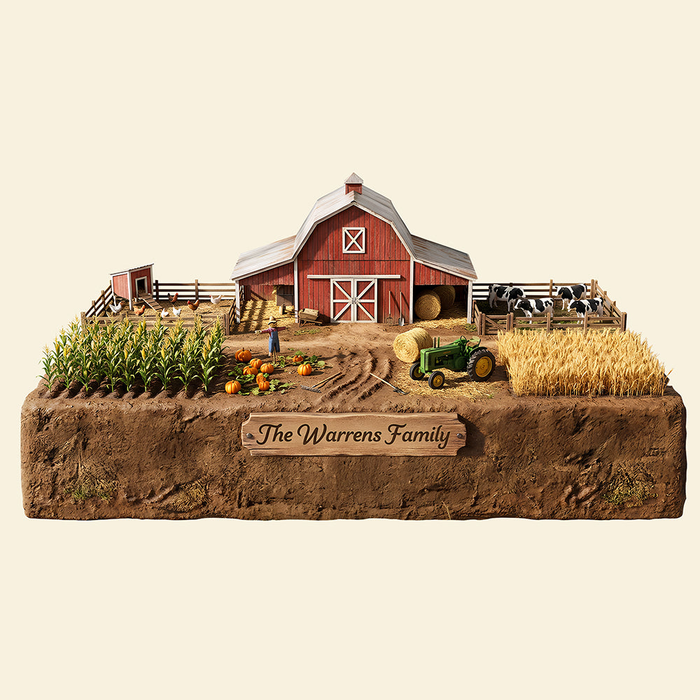 Farming Wood Key Hanger - Personalized Gifts For Farmers 04kita181225-Homacus