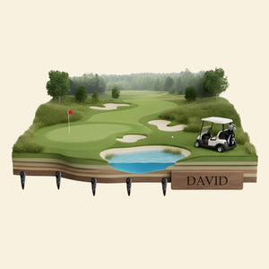 Golf Acrylic Key Hanger - Personalized Gifts For Golfers 01kilu201225-Homacus