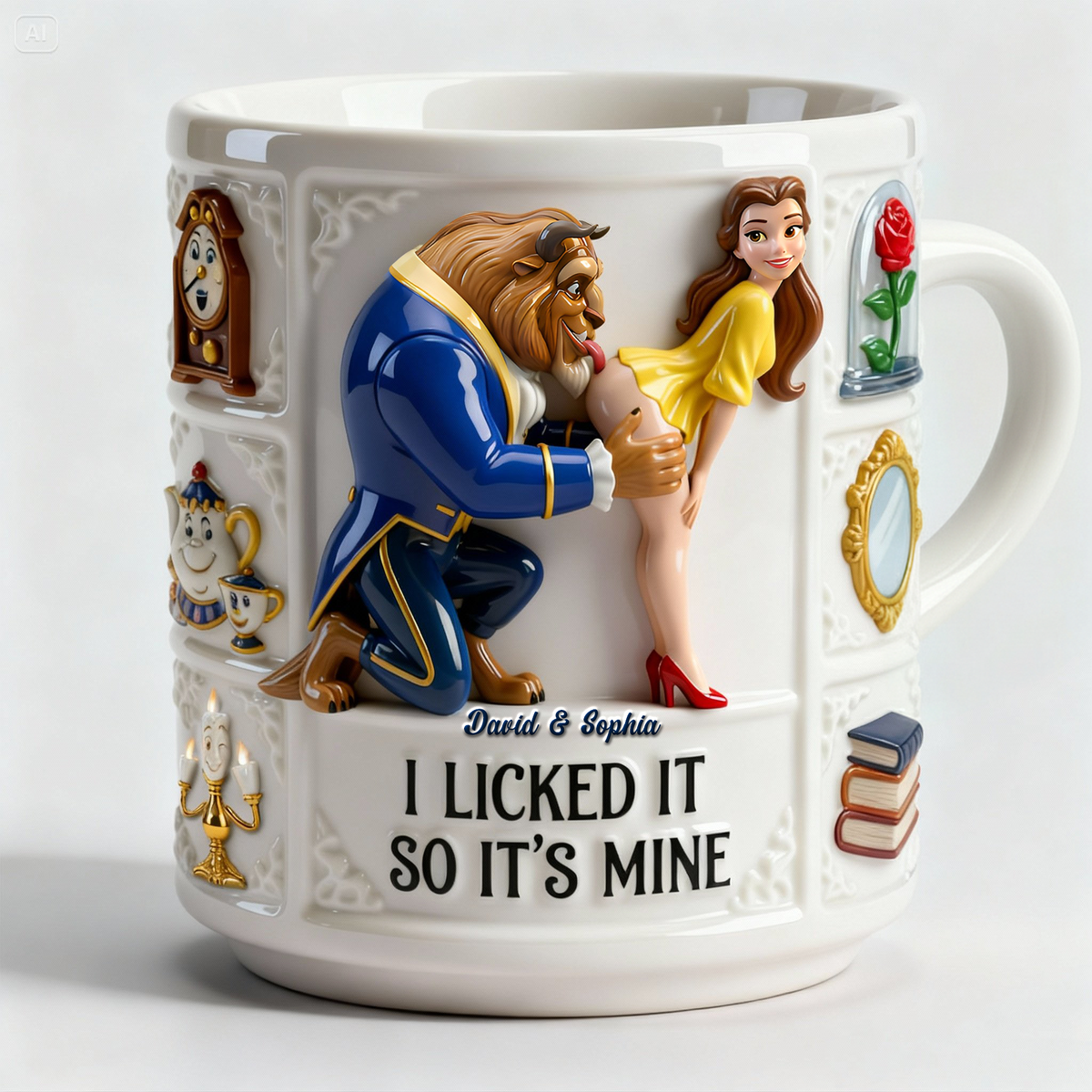 Playful Couple Coffee Mug - Personalized Gift For Couple 04OHLU060126-Homacus