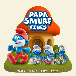 Papa Vibes Acrylic Plaque - Personalized Gifts For Dad 01ohlu020525-Homacus