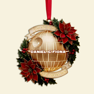 Starlit Love Ornament - Personalized Christmas Gift For Couples 02PALU251025-Homacus