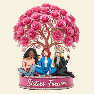 Sisters Forever Acrylic Plaque - Personalized Gift For Sister 01NALU200525-Homacus