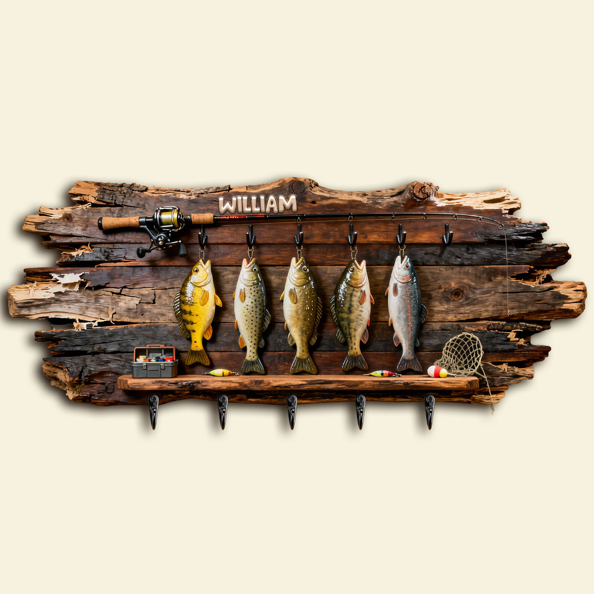 Fishing Lover Acrylic Key Hanger - Personalized Gifts For Fishing Lover Key Hanger 06KILU140126-Homacus