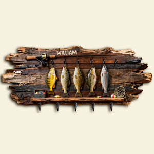 Fishing Lover Acrylic Key Hanger - Personalized Gifts For Fishing Lover Key Hanger 06KILU140126-Homacus