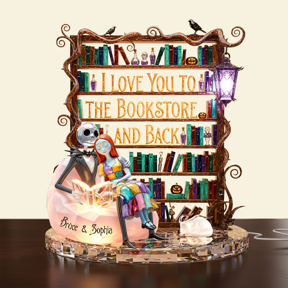 Storybook Romance Light Box - Personalized Gift For Couples 04PALU291125-Homacus