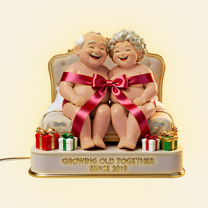 Naughty Old Couple Acrylic Light Box - Personalized Gifts For Couple 01ohta161225-Homacus