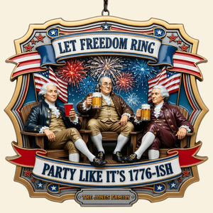 Freedom Celebration Acrylic Sign- Personalized Gifts For Family 03TOTA030626