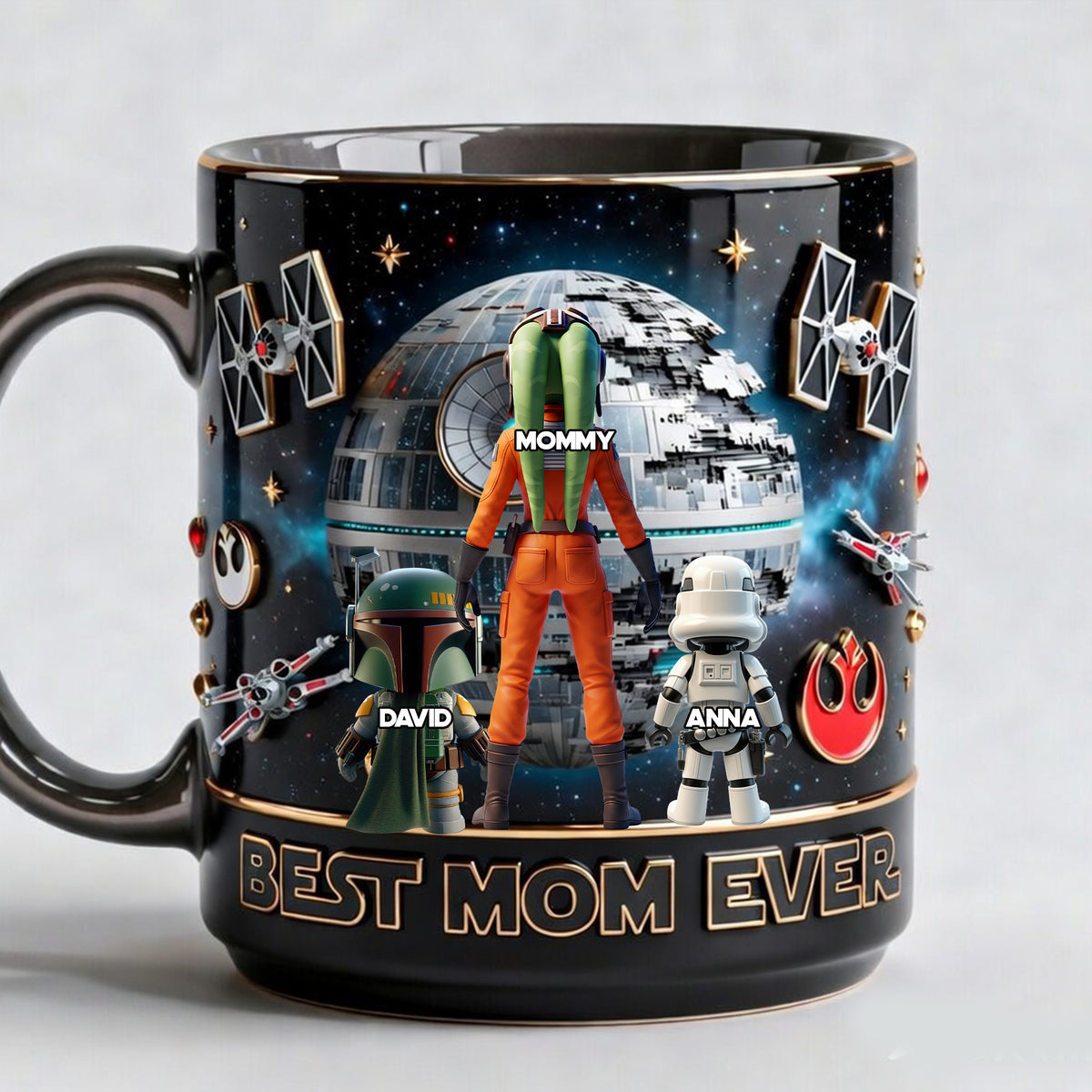 Sci-Fi Hero Mom Coffee Mug - Personalized Gift For Moms 04OHLU110426-Homacus