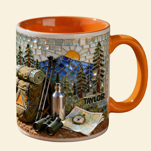 Hiking Lover Coffee Accent Mug - Personalized Gifts For Hiking Lover Coffee Mug 07KILU140126-Homacus
