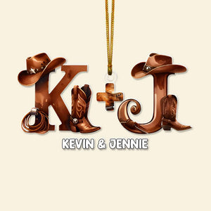 Personalized Custom Letter Gifts For Couple Acrylic Ornamnet 03OHLU251024-Homacus