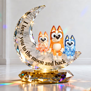 Under The Moonlight Acrylic Plaque - Personalized Gifts For Mom 06OHLU130226-Homacus