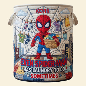 Funny Quilted Laundry Basket - Personalized Gifts For Kids 01HUTA040826-Homacus