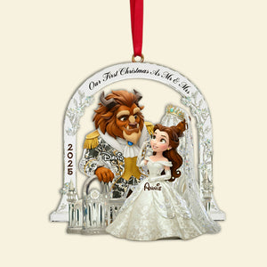 Couple's First Christmas Acrylic Ornament - Personalized Christmas Gifts For Couple 01TGLU170925-Homacus