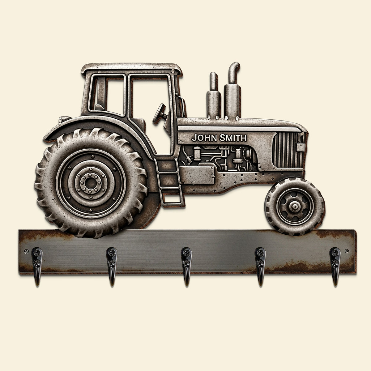 Tractor Key Hanger - Personalized Gifts For Tractor Lovers 05tglu260625-Homacus