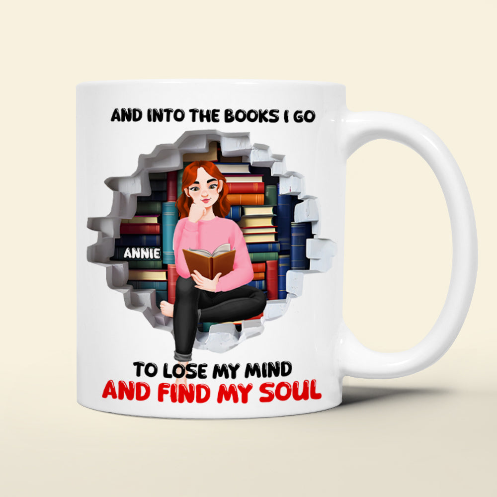 Personalized Gifts For Book Lovers Coffee Mug Reading Book Girl 03KALU040125PA-Homacus