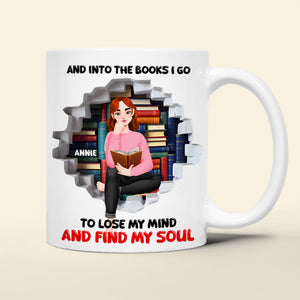 Personalized Gifts For Book Lovers Coffee Mug Reading Book Girl 03KALU040125PA-Homacus