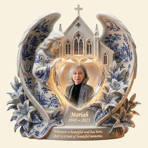 In Loving Memory Acrylic Plaque - Personalized Custom Photo Gift For Christian 01PATA270226-Homacus