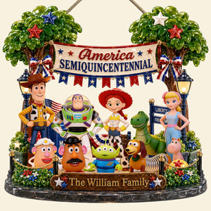 USA Family Acrylic Sign - Personalized Gifts For Family 02pata180626-Homacus